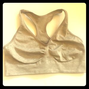 Tan racerback bralette